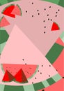 Watermelon flesh. abstract .Trendy Graphic Design for banner, poster, card, cover, invitation, pla